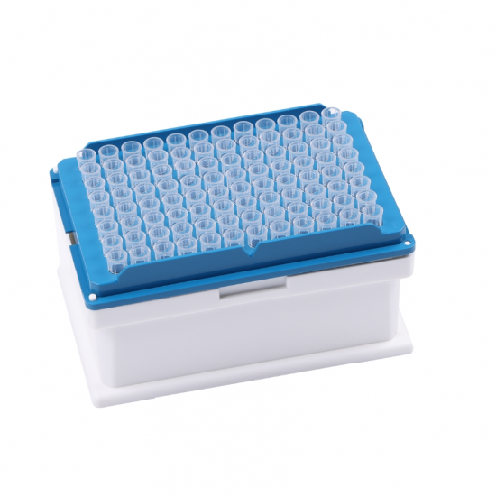 (73) 200ul Tecan-Style Robotic Tips, Rack, Sterilized (73) 200ul Tecan-Style Robotic Tips, Rack, Sterilized