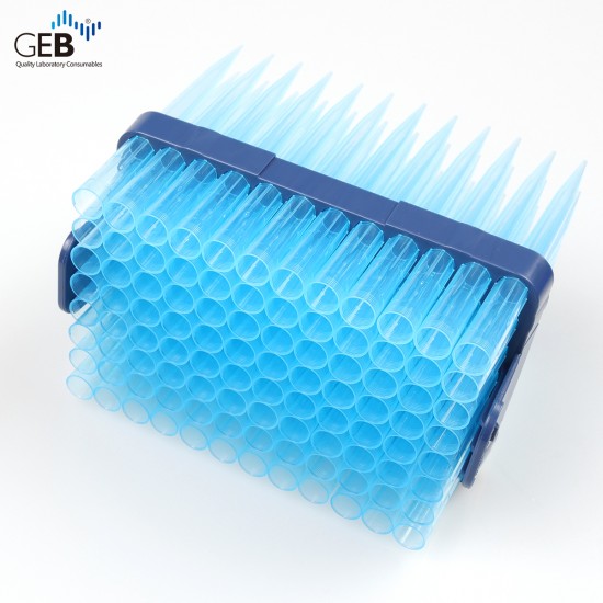 (12)1000UL Non-Filter for Laboratory Rnase Dnase Free Pipette Tips 