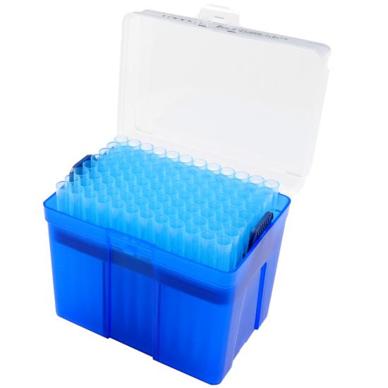 (12)1000UL Non-Filter for Laboratory Rnase Dnase Free Pipette Tips 